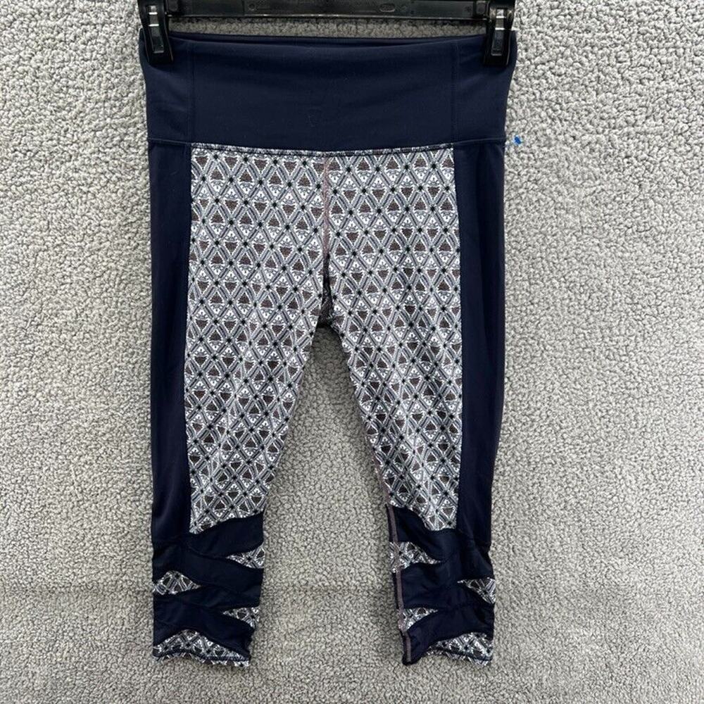 Athleta Leggings Women's Size Medium Yoga Pants Mesh See Through Legs